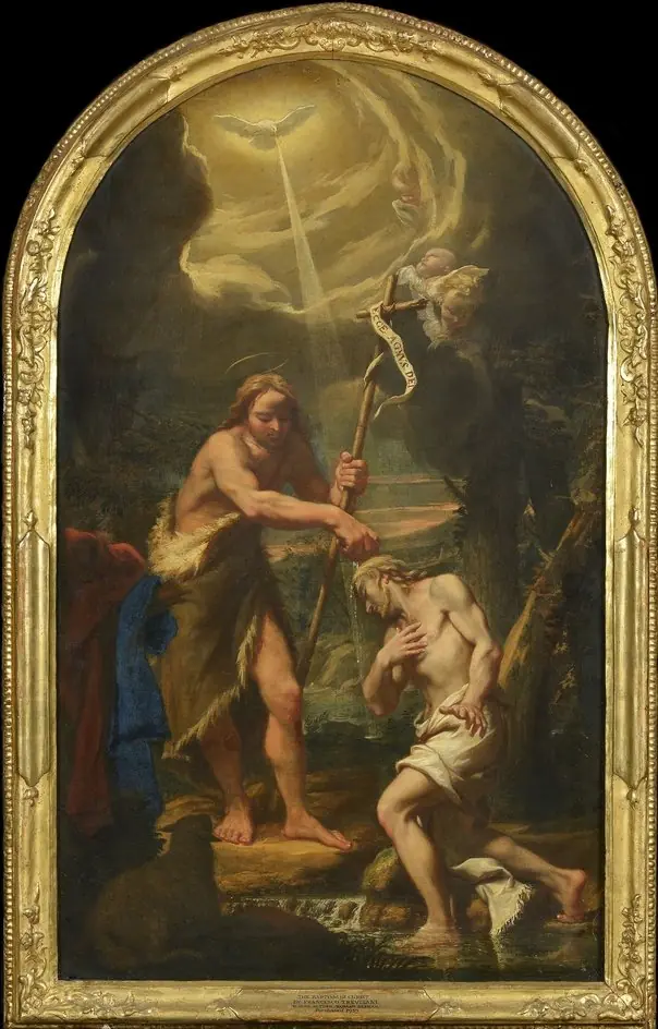 The Baptism of Christ, by Girolamo Pesci