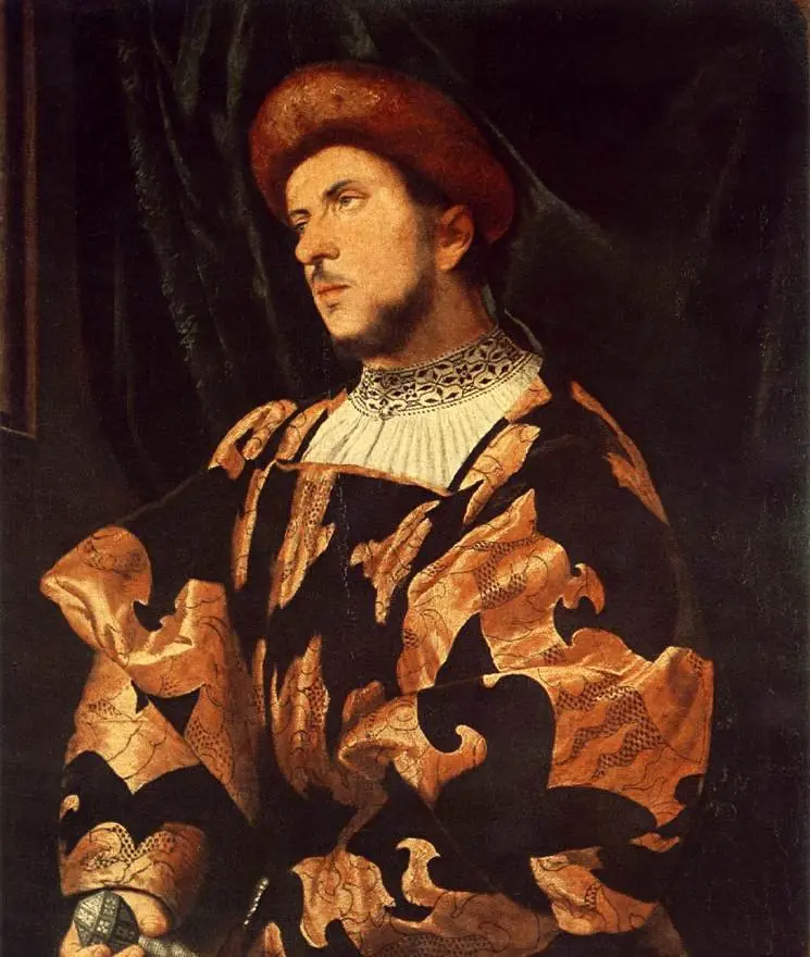 Portrait of a man, by Girolamo Romanino