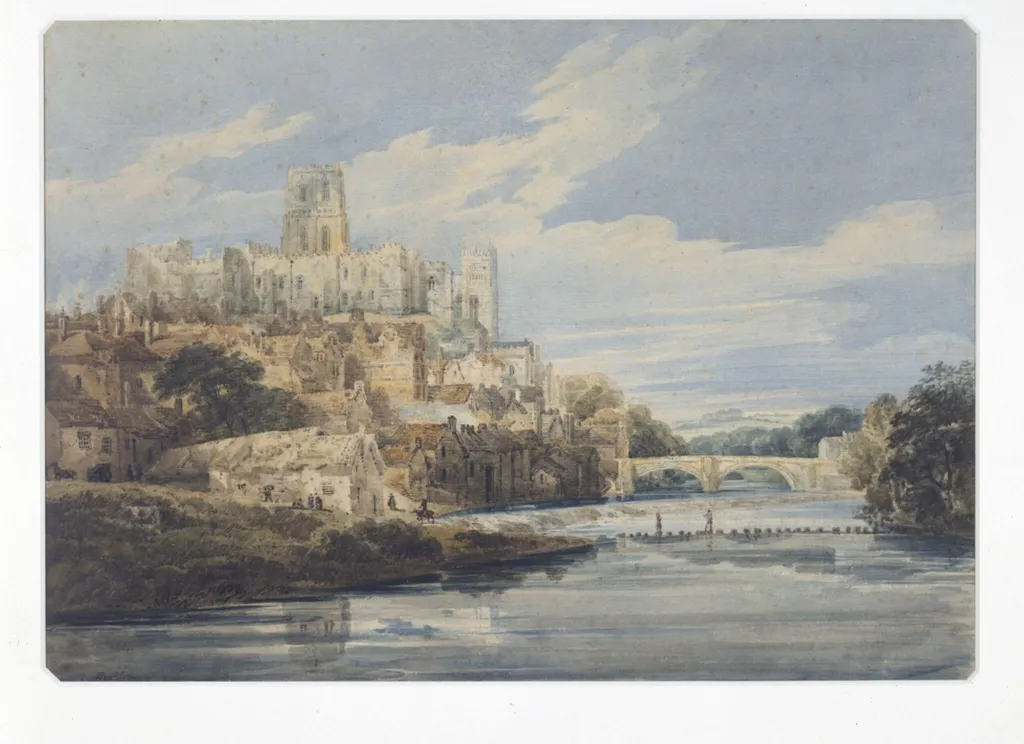 Durham Castle and Cathedral, by Girtin, watercolor, 1798