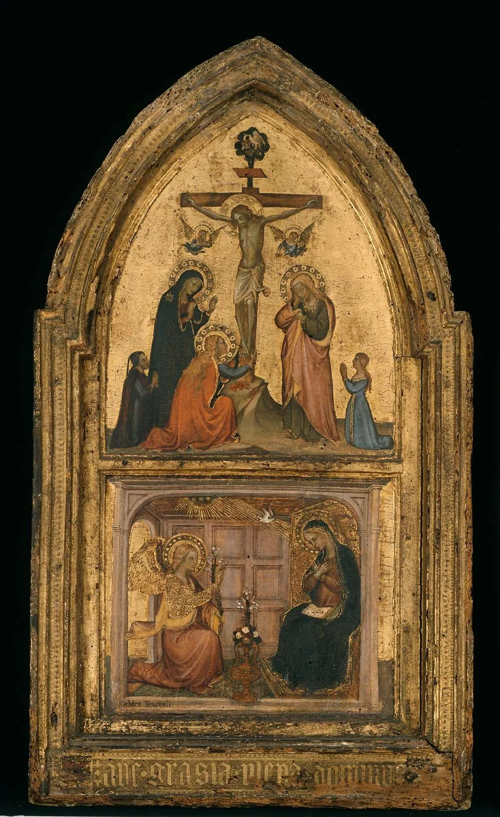 Annunication; Crucifixion, by Giuliano di Simone, unspecified