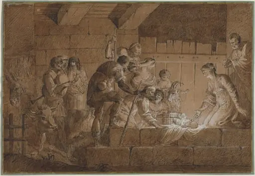 The Nativity, by Giuliano Traballesi
