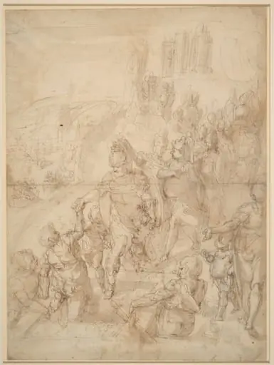 The Embarkation of Aeneas from the Ceraunian Headland, by Giulio Benso