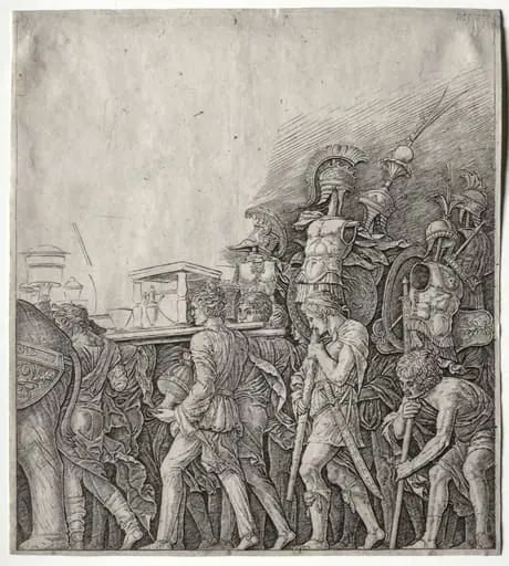 The Triumphs of Caesar: The Corselet Bearers, by Giulio Campagnola
