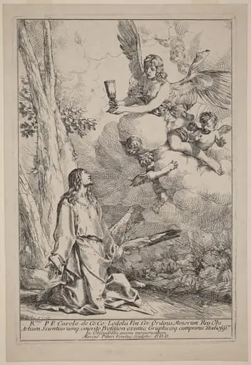 Christ on the Mount of Olives, by Giulio Carpioni
