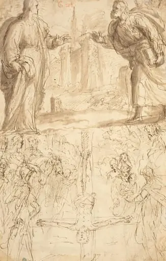 Crucifixion of Saint Peter, by Giulio Cesare Procaccini