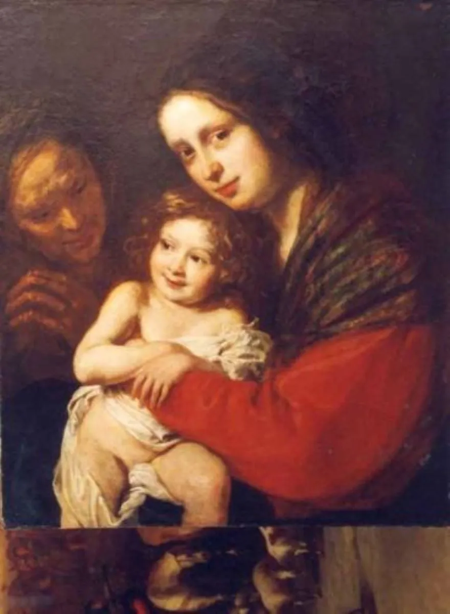 Maria cu Iisus Copil și Sfânta Ana, by Giulio Cesare Proccacini, unspecified