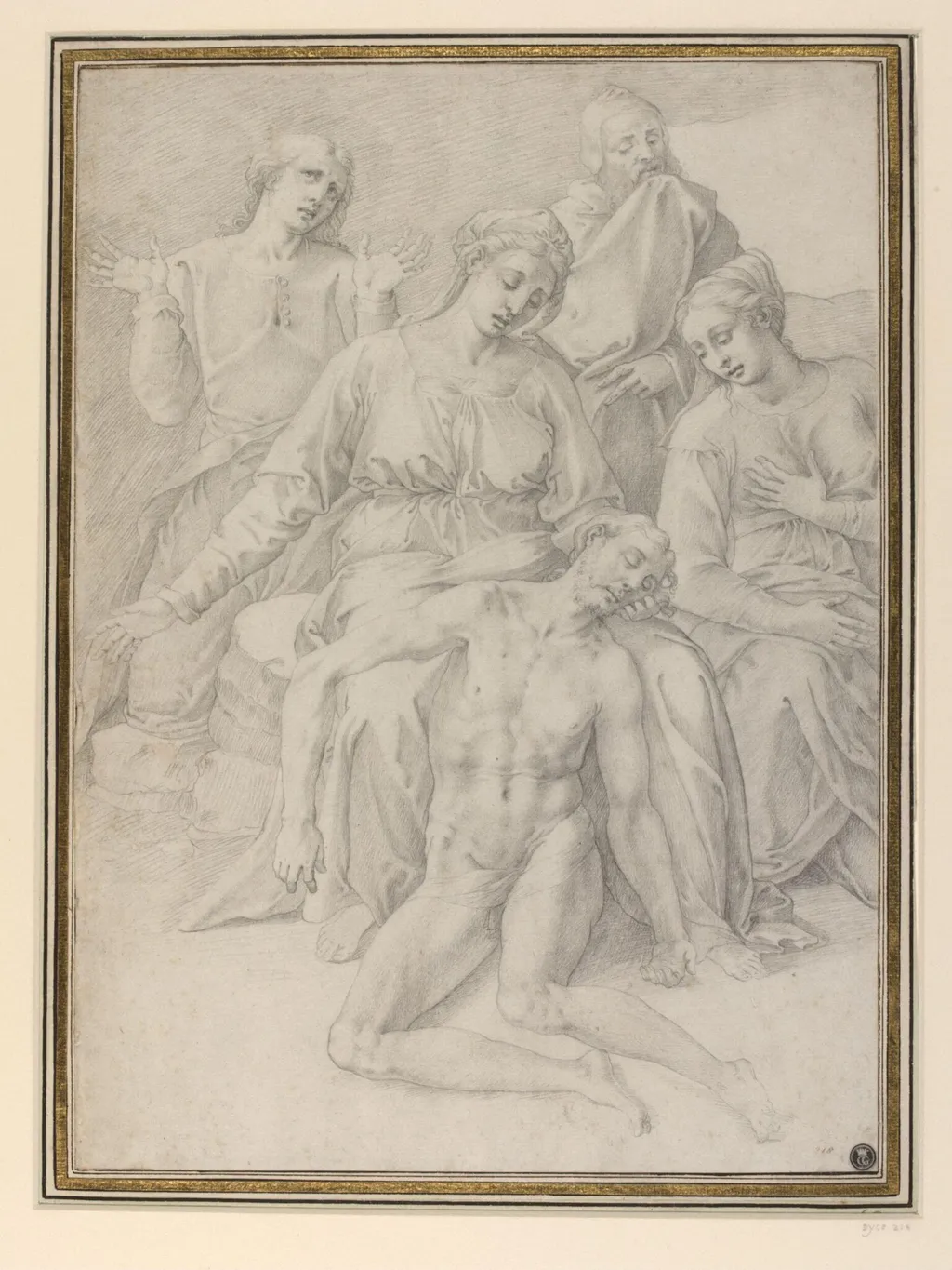 Pietà, by Giulio Clovio, 1550