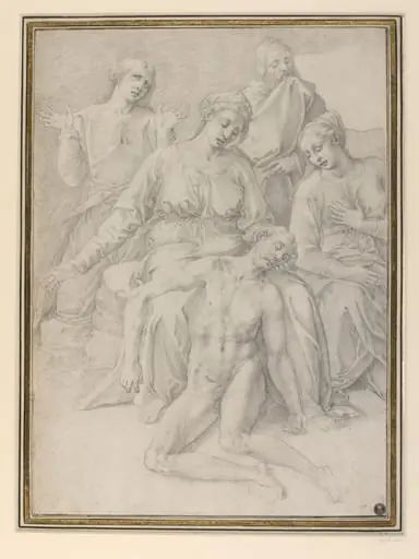 Pietà, by Giulio Clovio