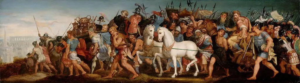 Römischer Triumphzug, by Giulio Licinio
