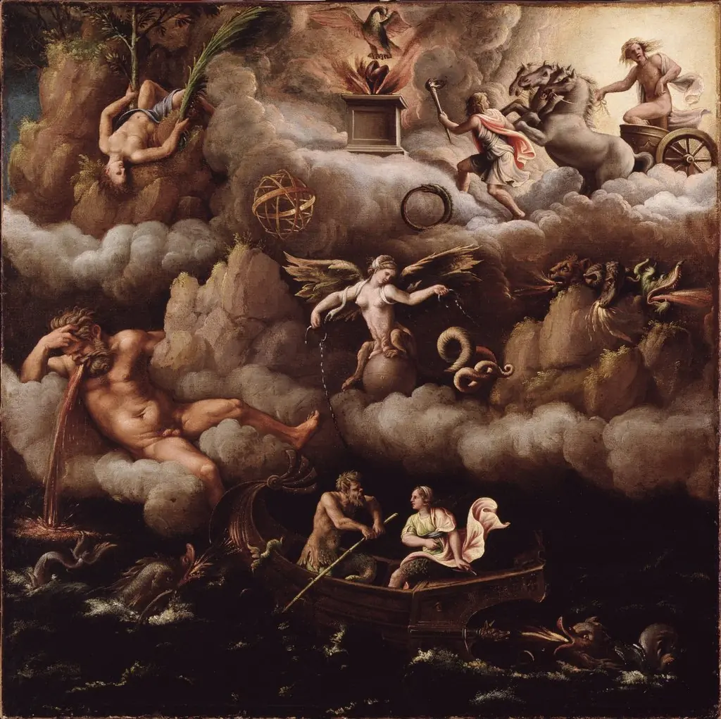 An Allegory of Immortality, by Giulio Romano