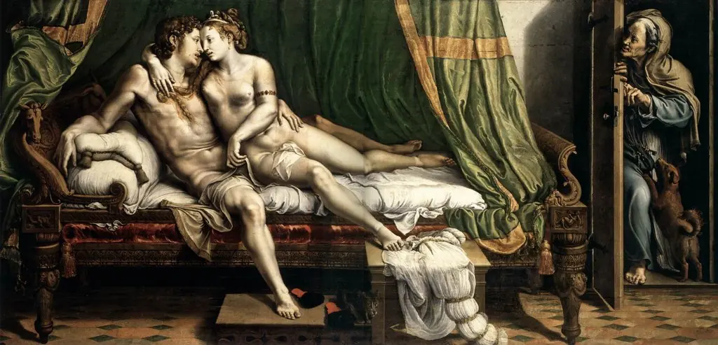 Love Scene, by Giulio Romano
