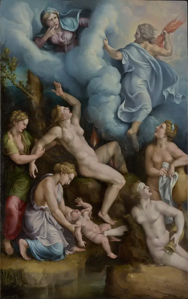 The Birth of Bacchus, by Giulio Romano
