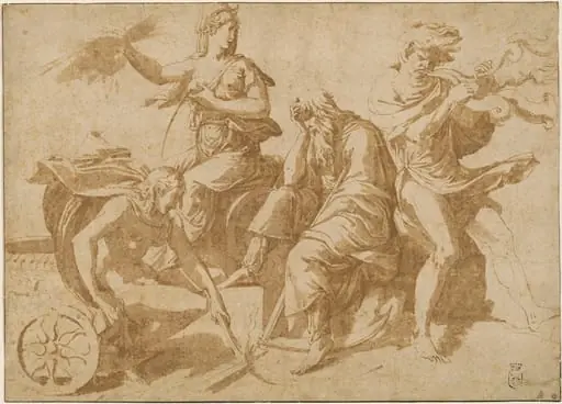 The Four Elements, by Giulio Romano