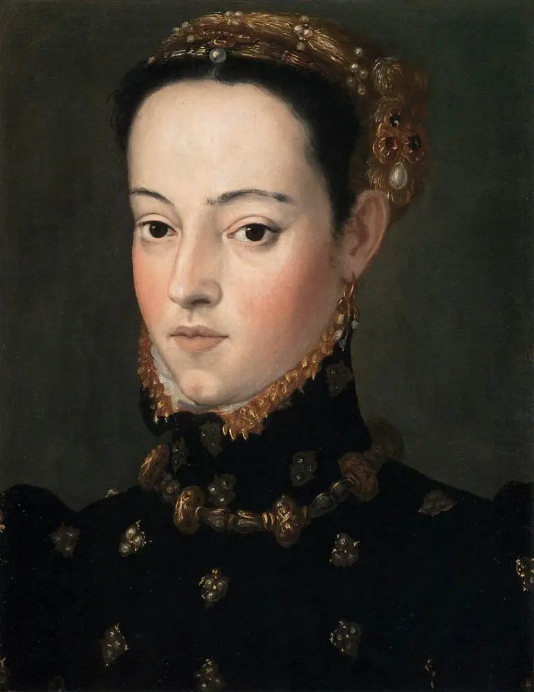 Bildnis einer Erzherzogin (Erzherzogin Helena oder Barbara?), by Giuseppe Arcimboldo