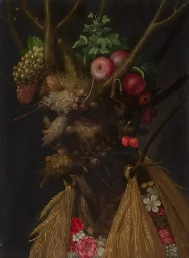 Four Seasons in One Head, by Giuseppe Arcimboldo