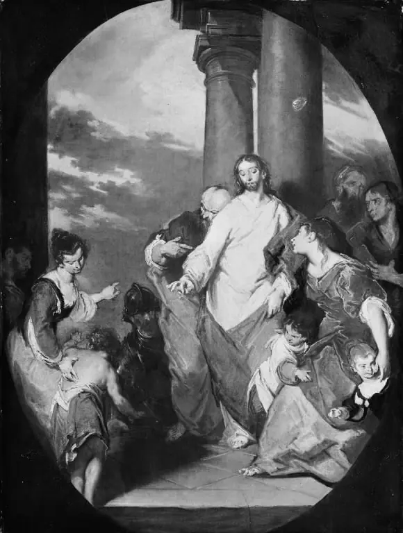 Christ Blessing Little Children, by Giuseppe Bazzani