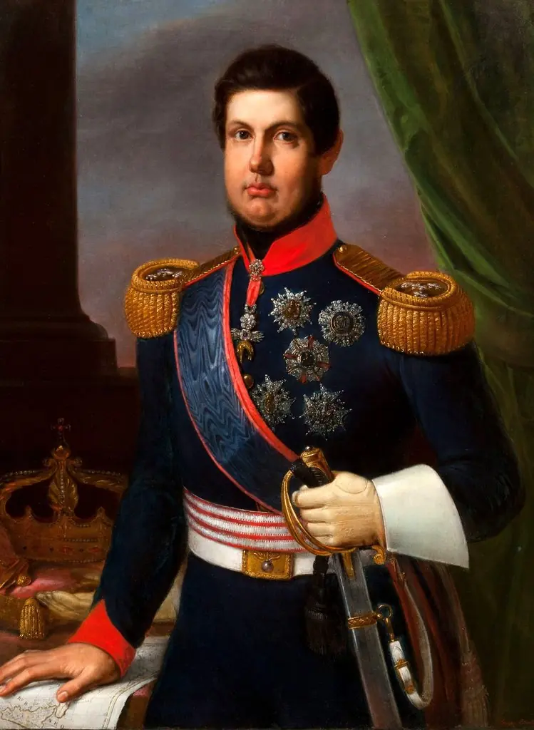 Porträt des Ferdinand II of the Two Sicilies (1810-1859), by Giuseppe Bonolis