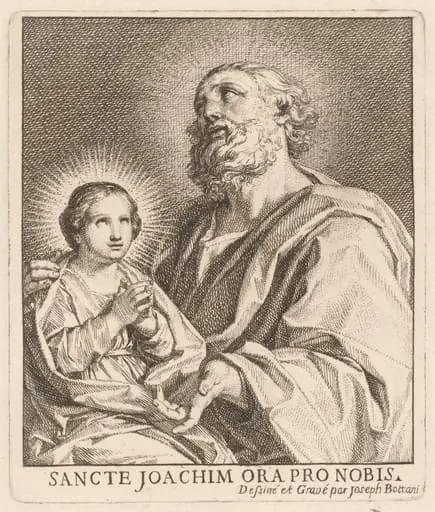 Saint Joachim and the Infant Virgin Mary, by Giuseppe Bottani