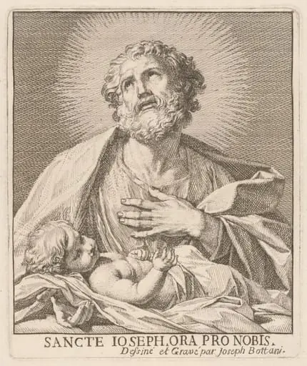 Saint Joseph and the Infant Jesus, by Giuseppe Bottani