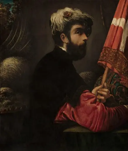 Portrait of a Man as Saint George, by Giuseppe Caletti, 1624