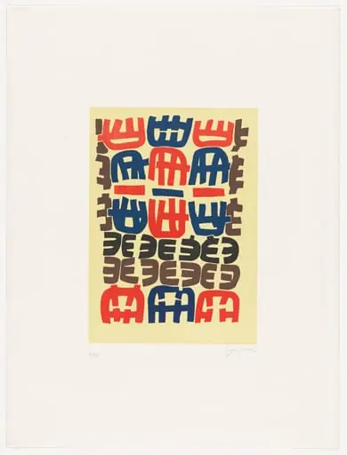 Untitled, by Giuseppe Capogrossi