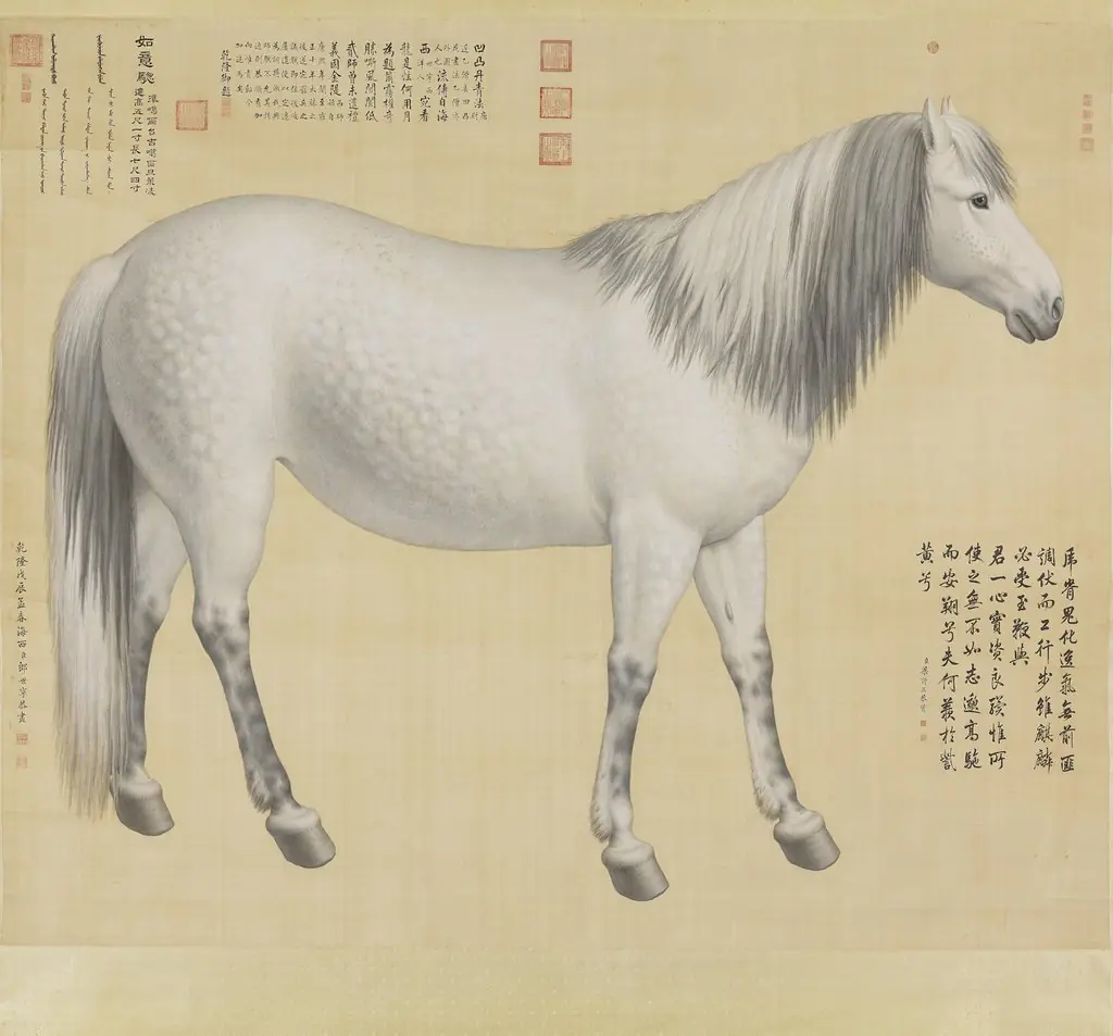 "As-You-Wish" Piebald, by Giuseppe Castiglione