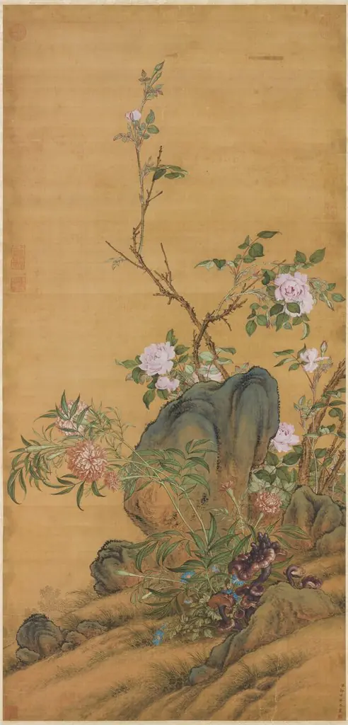 Myriad Longevities in an Everlasting Spring, by Giuseppe Castiglione