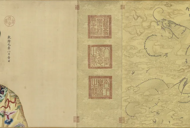 Portraits of the Qianlong Emperor and His Twelve Consorts