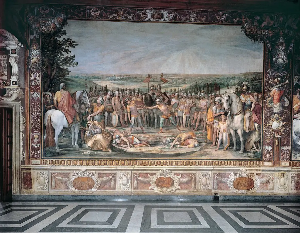 Combat of the Horatii and the Curiatii, by Giuseppe Cesari