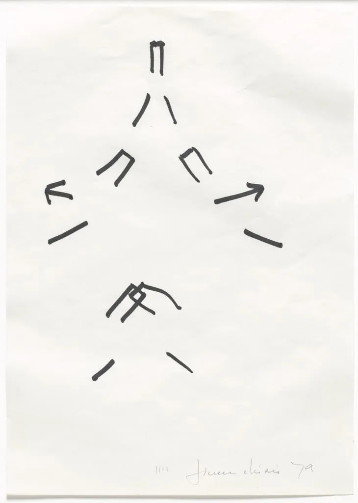 Untitled, by Giuseppe Chiari, 1979