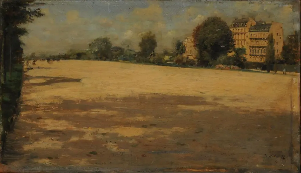 Avenue du Bois de Boulogne, Paris, by Giuseppe De Nittis