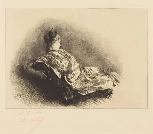 The Dancer Holoke-GO-Zen, by Giuseppe De Nittis