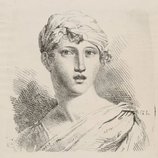 Bust of a Young Woman with a Turban, by Giuseppe Longhi