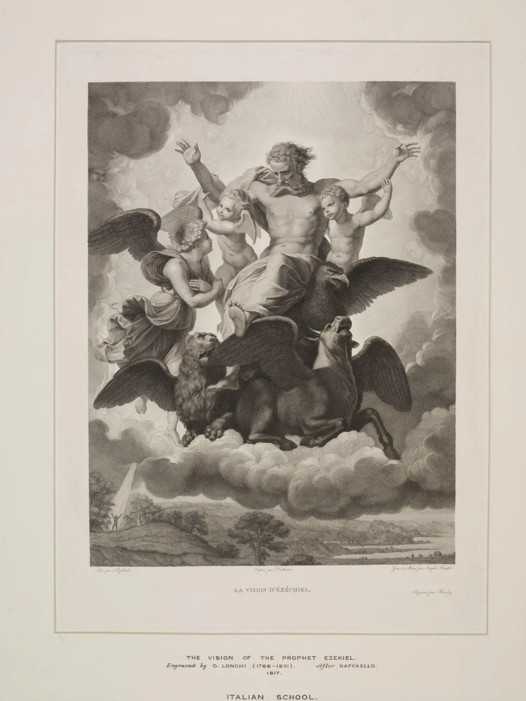 The Vision of Ezekiel, by Giuseppe Longhi