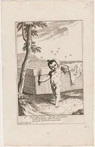 Bertoldino Whipping Himself to Kill Flies