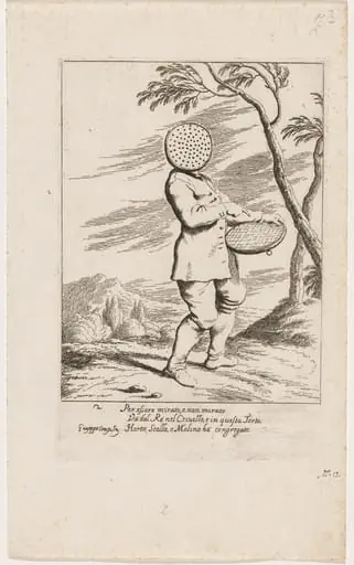 Bertoldo with a Sieve on His Head, by Giuseppe Maria Crespi