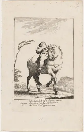 Cacasenno on Horseback, by Giuseppe Maria Crespi