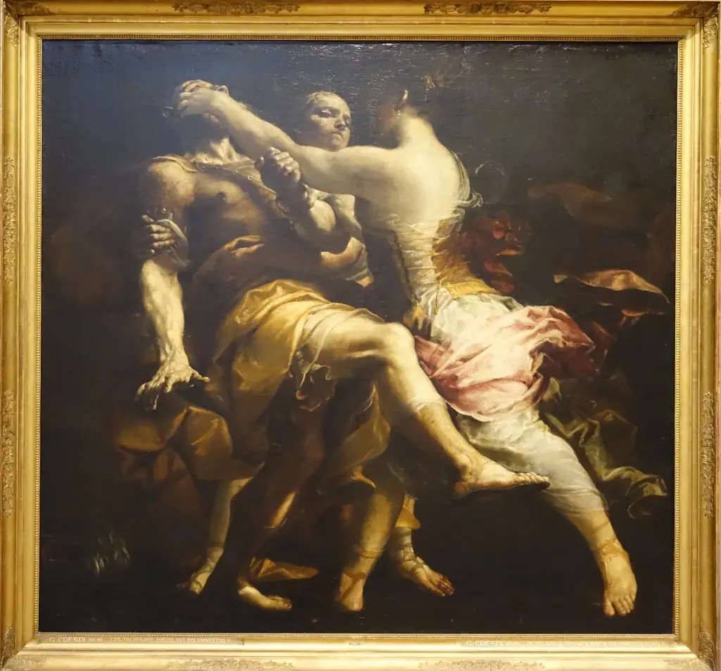 Hecube blinds Polymestor, by Giuseppe Maria Crespi