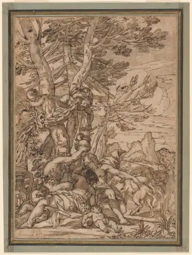 A Bacchanal, by Giuseppe Nicola Nasini