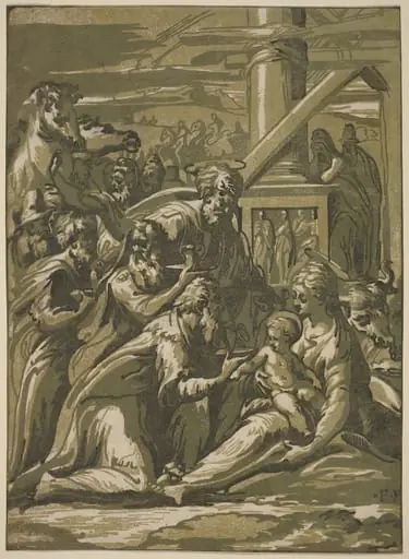 The Adoration of the Magi, by Giuseppe Nicolo Vicentino