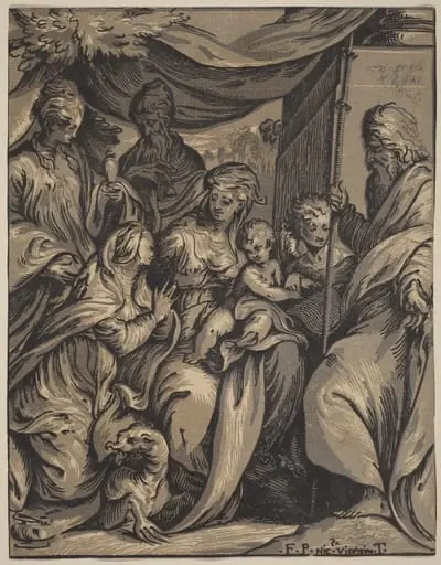 The Virgin and Child with Saints, by Giuseppe Nicolo Vicentino