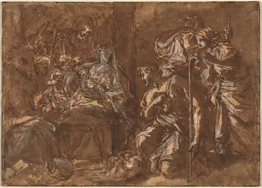 The Adoration of the Shepherds, by Giuseppe Passeri