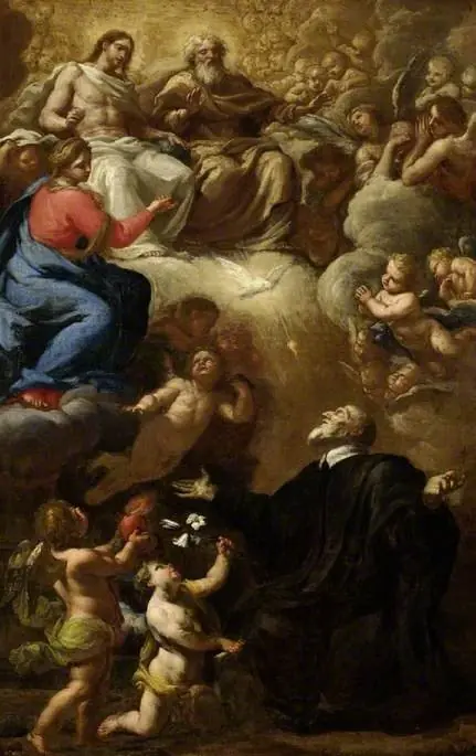 Vision of Saint Philip Neri, by Giuseppe Passeri