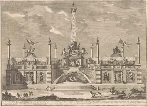 The Prima Macchina for the Chinea of 1758: A "Deliziosa" with Hanging Gardens, by Giuseppe Pozzi