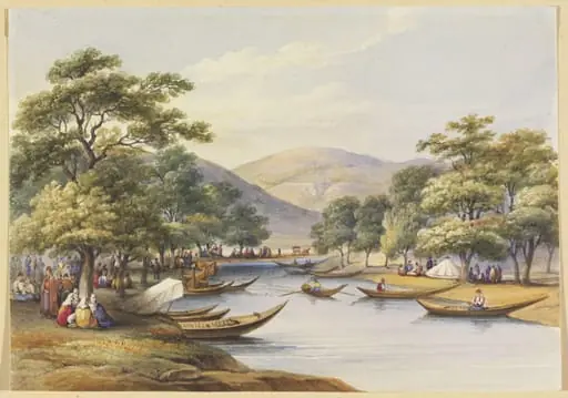 The Sweet Waters of Europe, Constantinople, by Giuseppe Schranz