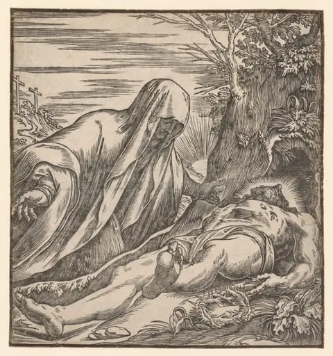 Lamentation over the Body of Christ, by Giuseppe Scolari