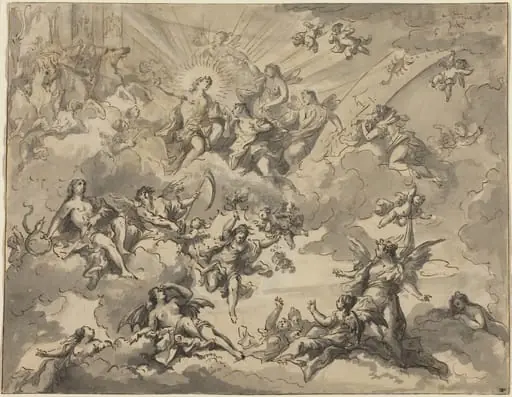 Apollo and the Muses, by Giuseppe Valeriani