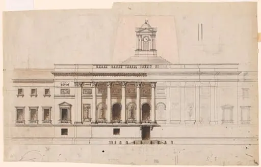 Architectural Study, by Giuseppe Valeriani