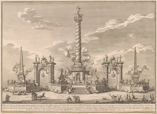 The Prima Macchina for the Chinea of 1752: A "Deliziosa" Alluding to Villa Carl'Amalia in Caserta, by Giuseppe Vasi