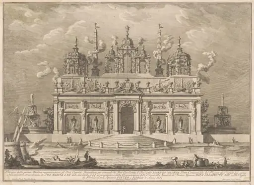 The Prima Macchina for the Chinea of 1765: The Garden of the Hesperides, by Giuseppe Vasi